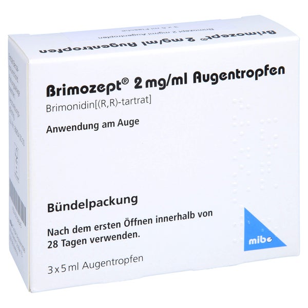 Brimozept 2 Mg/ml Augentropfen 3X5 ml