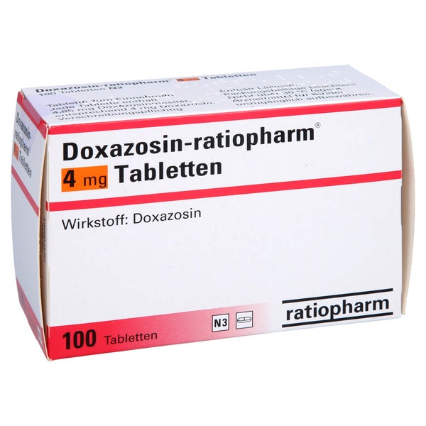Doxazosin-ratiopharm 4 mg Tabletten 100 St