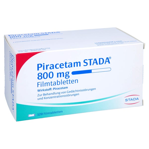 Piracetam Stada 800 mg Filmtabletten 120 St