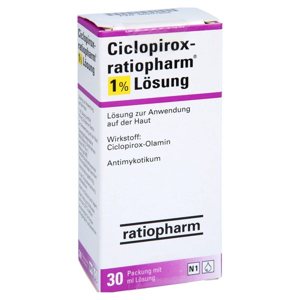 Ciclopirox-ratiopharm 1% Lösung 30 ml