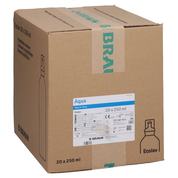 AQUA B.braun Spüllösung Ecolav 20X250 ml