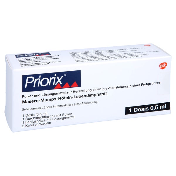 PRIORIX Masern Mumps Röteln P.u.LM H.Inj.L.i.e.FS. 1 St