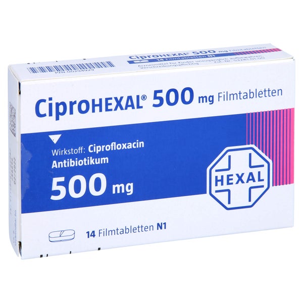 Ciprohexal 500 mg Filmtabletten 14 St