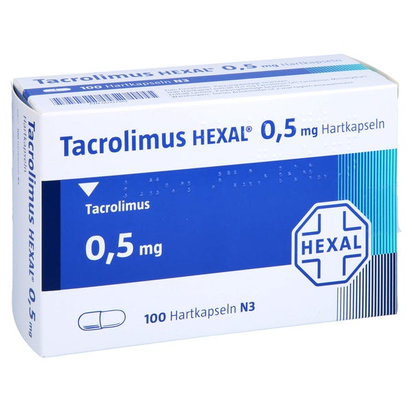 Tacrolimus Hexal 0,5 mg Hartkapseln 100 St