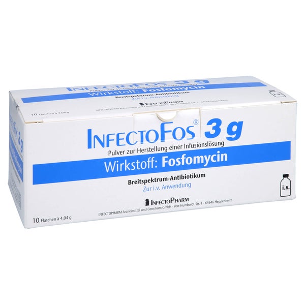 INFECTOFOS 3 g Pulver z.Herst.e.Infusionslösung 10X1 St