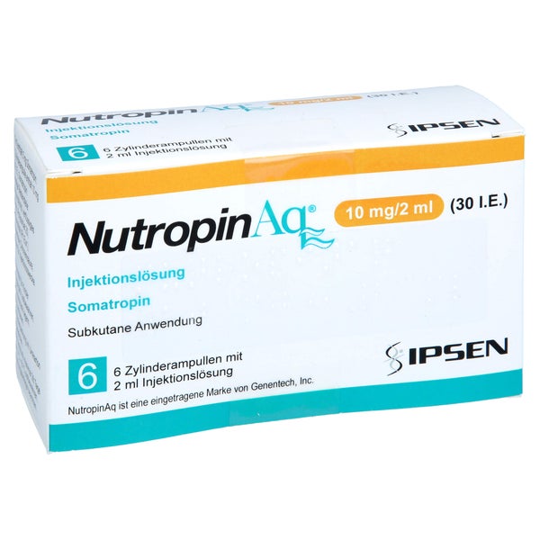 NUTROPINAQ 10 mg/2 ml 30 I.E. Injektionslösung 6 St