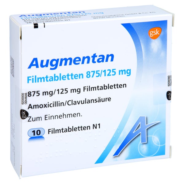 Augmentan 875/125 mg Filmtabletten 10 St