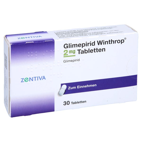 Glimepirid Winthrop 2 mg Tabletten 30 St