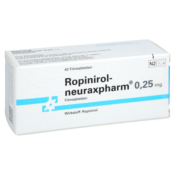 ROPINIROL-neuraxpharm 0,25 mg Filmtabletten 42 St