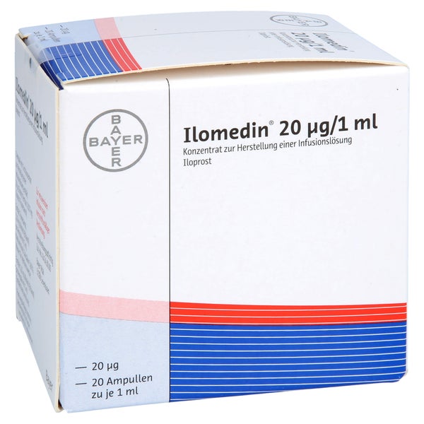 ILOMEDIN 20 µg/1 ml Infusionslösungskonzentrat 20X1 ml