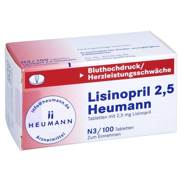 Lisinopril 2,5 Heumann Tabletten 100 St