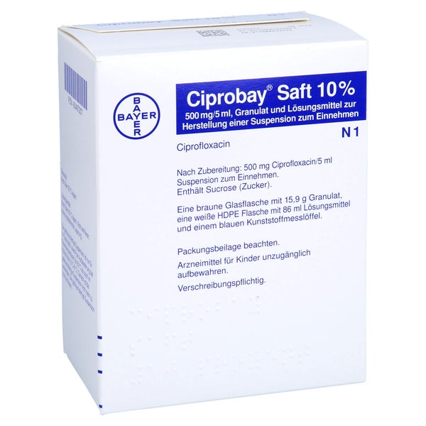 Ciprobay Saft 10% 100 ml