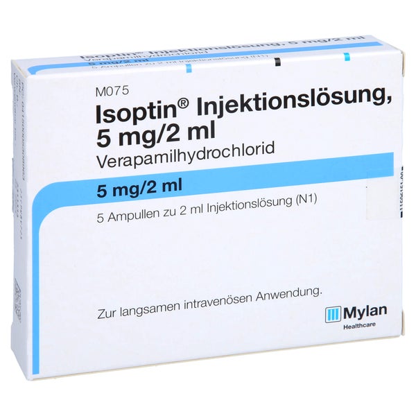 Isoptin Injektionslösung 5X2 ml