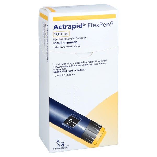 Actrapid FlexPen 100 I.E./ml 10X3 ml