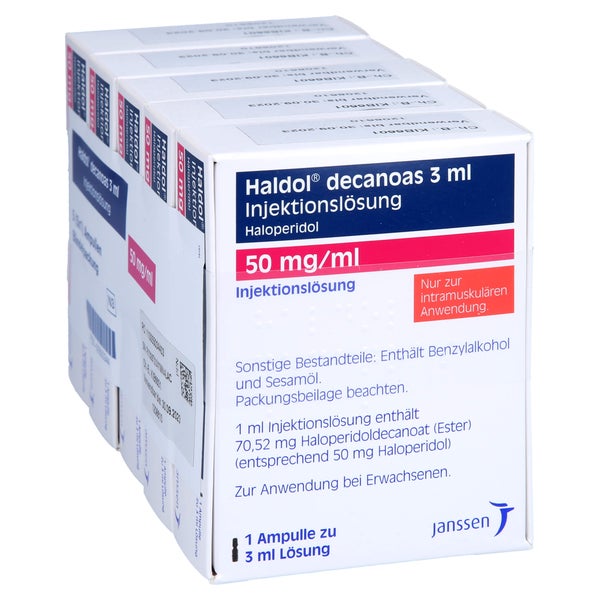 Haldol Decanoas Inj.-lösung i.e.Amp. B 5X3 ml
