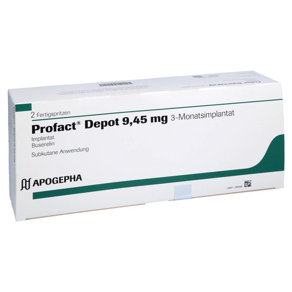 PROFACT Depot 9,45 mg 3-Monatsimplant.i.e.F.-Spr. 2X1 St