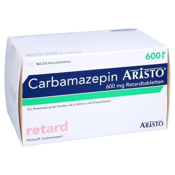 CARBAMAZEPIN Aristo 600 mg Retardtabletten 200 St