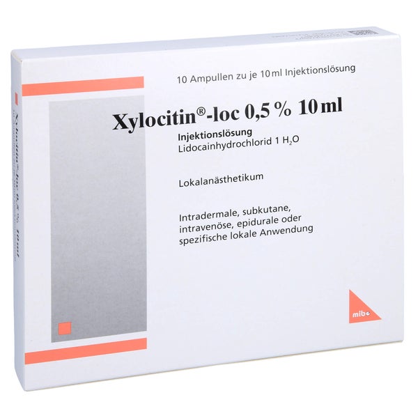 Xylocitin-loc 0,5% 10 ml Injektionslösun 10X10 ml