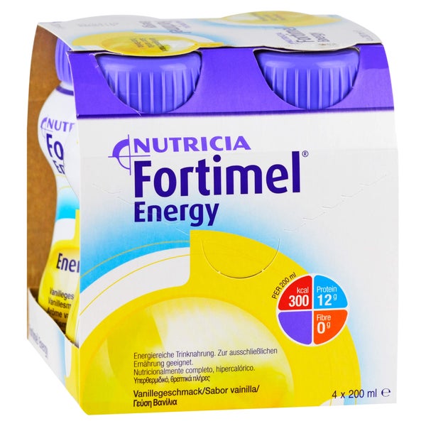 Fortimel Energy Vanillegeschmack 8X4X200 ml