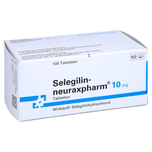Selegilin-neuraxpharm 10 mg Tabletten 100 St