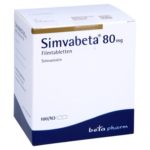 Simvabeta 80 mg Filmtabletten 100 St