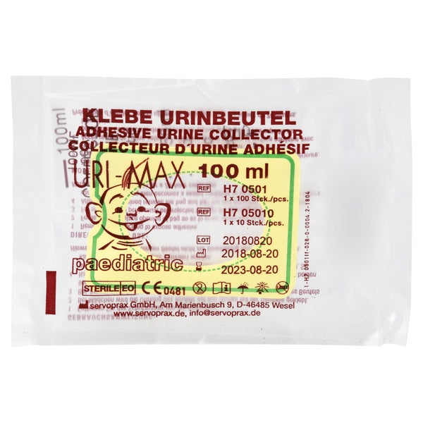 Klebe-urinbeutel für Kinder steril 100 St
