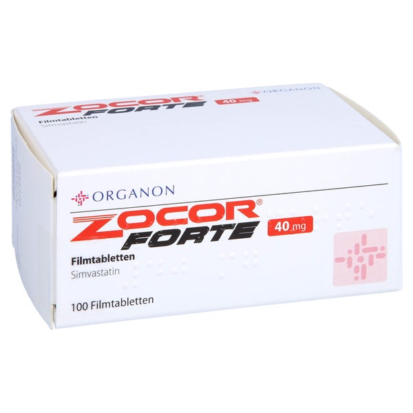 Zocor Forte 40 mg Filmtabletten 100 St