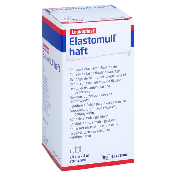 Elastomull haft 10 cmx4 m Fixierbinde 1 St