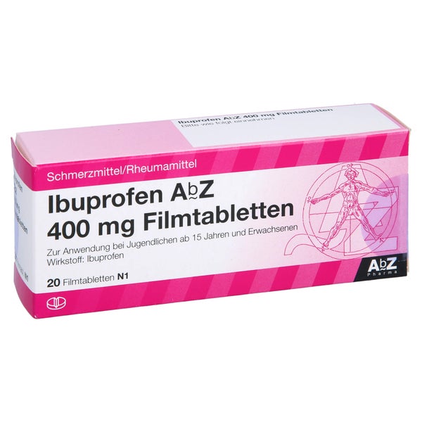 Ibuprofen AbZ 400 mg Filmtabletten 20 St