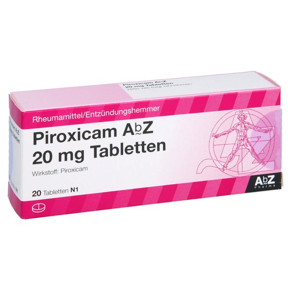 Piroxicam AbZ 20 mg Tabletten 20 St