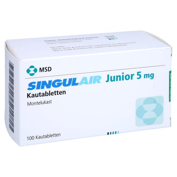 Singulair Junior 5 mg Kautabletten 100 St
