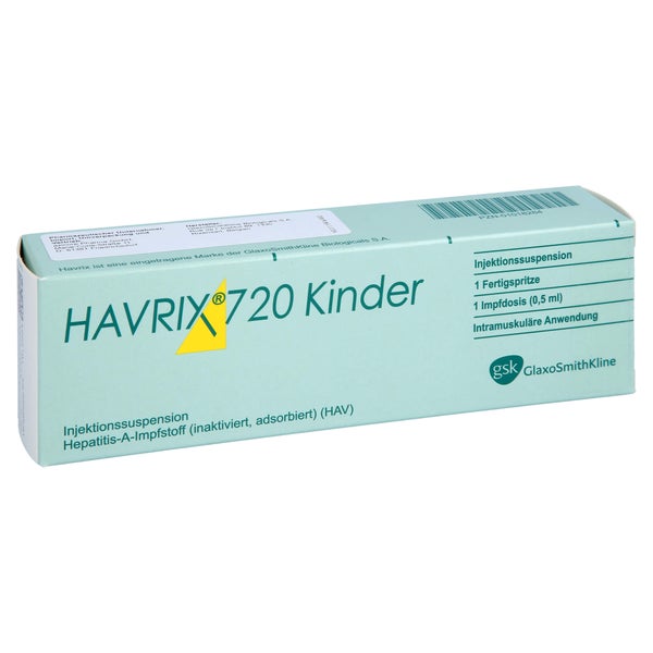 HAVRIX 720 Kinder Inj.-Susp.i.e.Fertigspritze 1 St