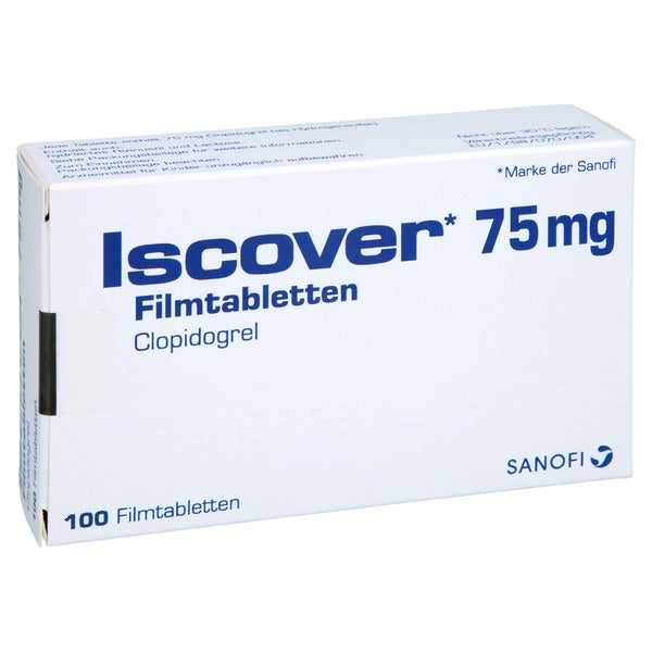 Iscover 75 mg Filmtabletten 100 St
