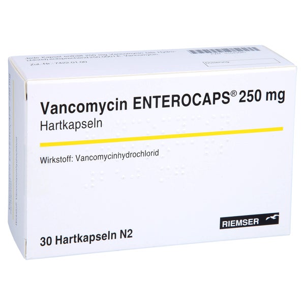 VANCOMYCIN ENTEROCAPS 250 mg Hartkapseln 30 St