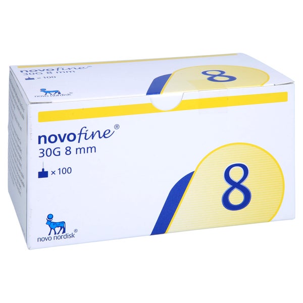 Novofine 8 Kanülen 0,30x8 mm 100 St