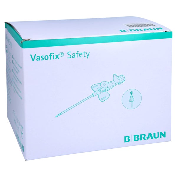 Vasofix Safety Kanüle 22 G 0,9x25 mm bla 50 St