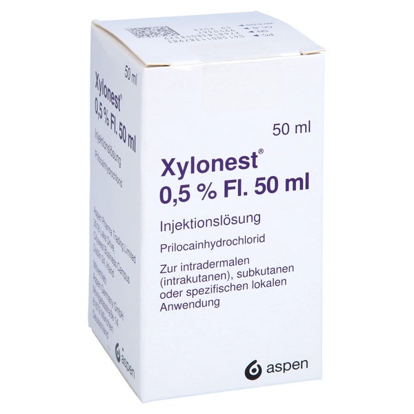 Xylonest 0,5% Flasche Injektionslösung 50 ml