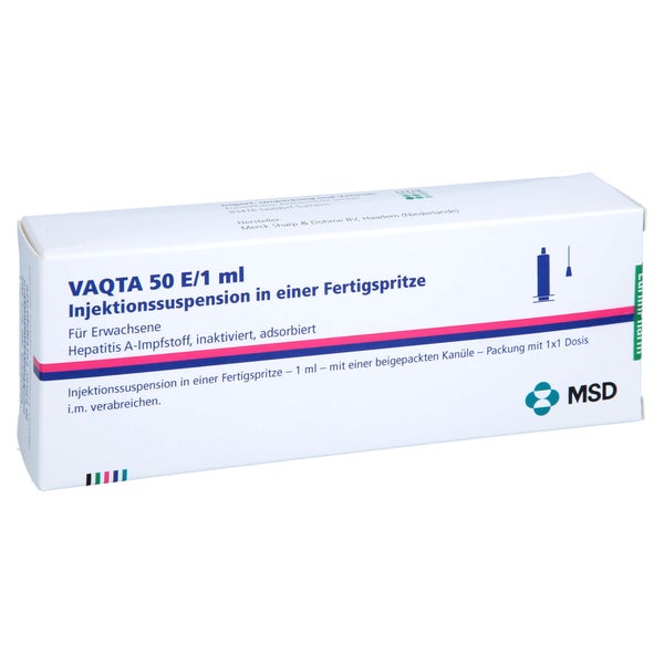 VAQTA 50 E/1 ml Injektionssuspension Fertigspr. 1 ml