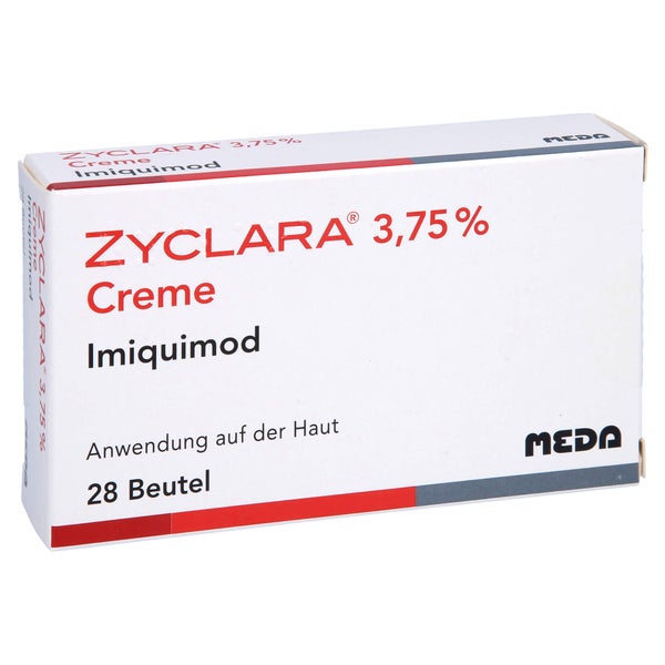 Zyclara 3,75% Creme Sachets 28 St