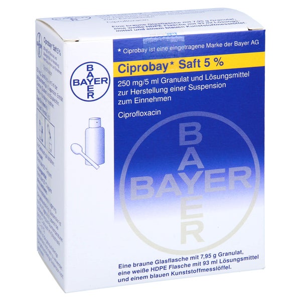 Ciprobay Saft 5% 100 ml