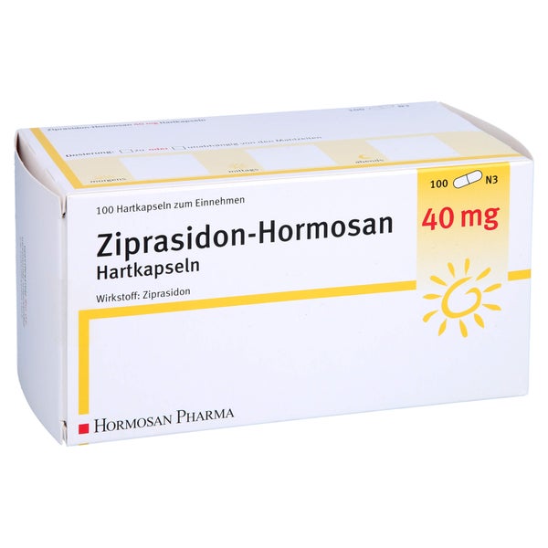 Ziprasidon Hormosan 40 mg Hartkapseln 100 St