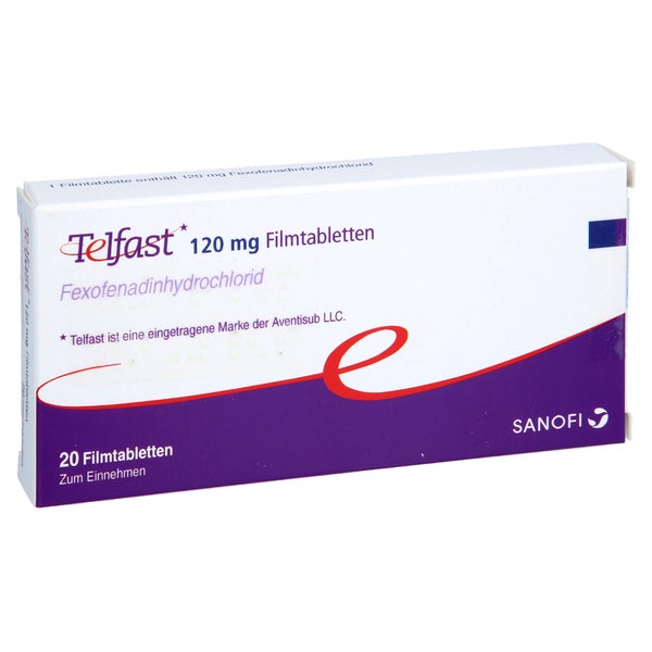 Telfast 120 mg Filmtabletten 20 St