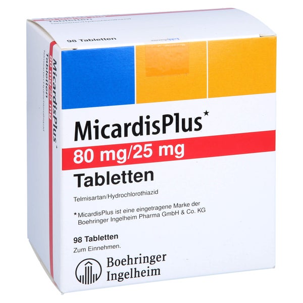 Micardisplus 80 Mg/25 mg Tabletten 98 St