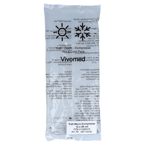 Kalt-warm Kompresse 12x29 cm transparent 1 St