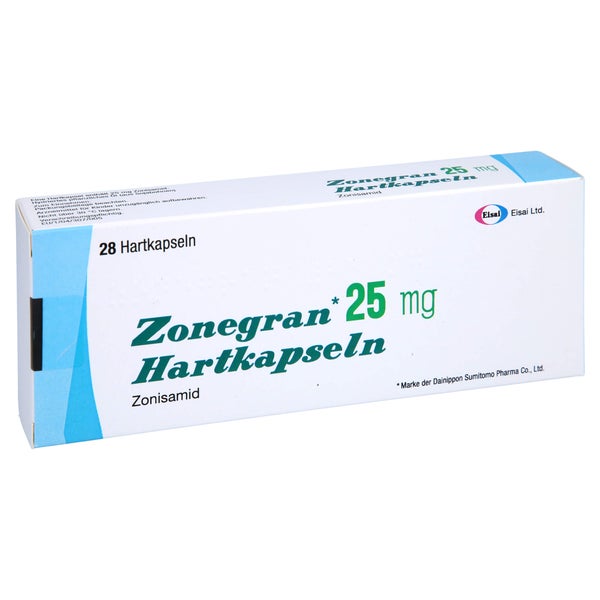 Zonegran 25 mg Hartkapseln 28 St