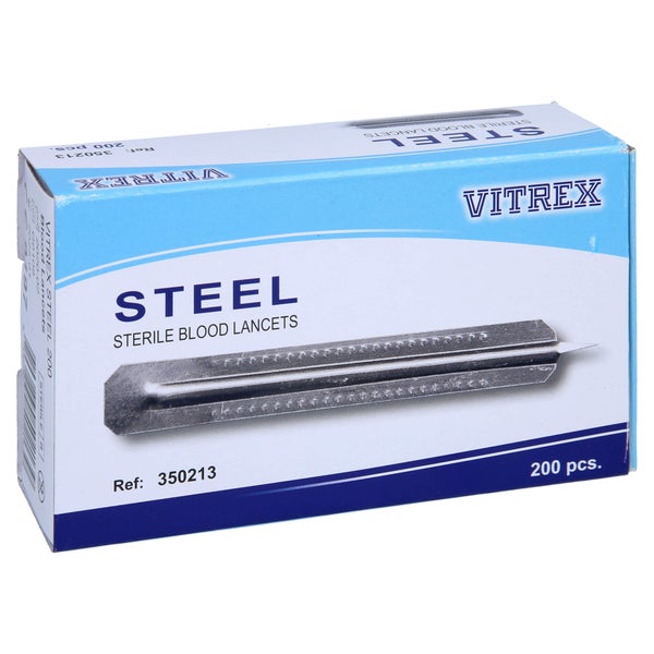 Blutlanzetten Metall Einfach 200 St