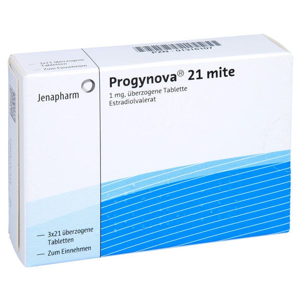 Progynova 21 mite überzogene Tabletten 3X21 St