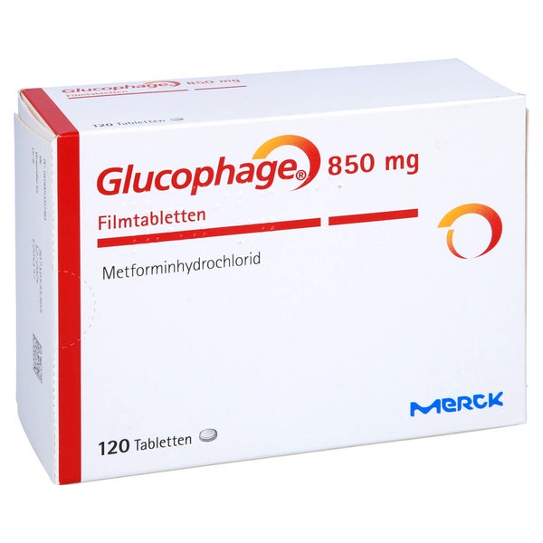 Glucophage 850 mg Filmtabletten 120 St