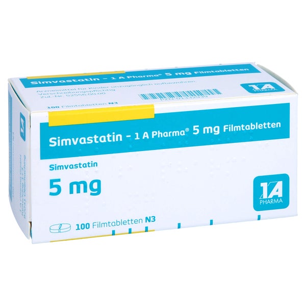 SIMVASTATIN-1A Pharma 5 mg Filmtabletten 100 St