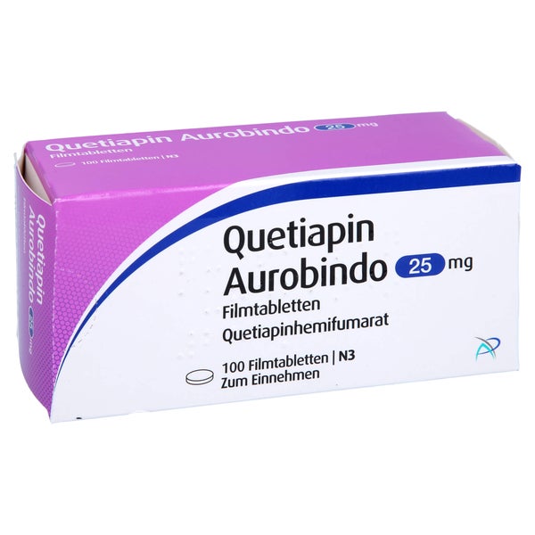 Quetiapin Aurobindo 25 mg Filmtabletten 100 St